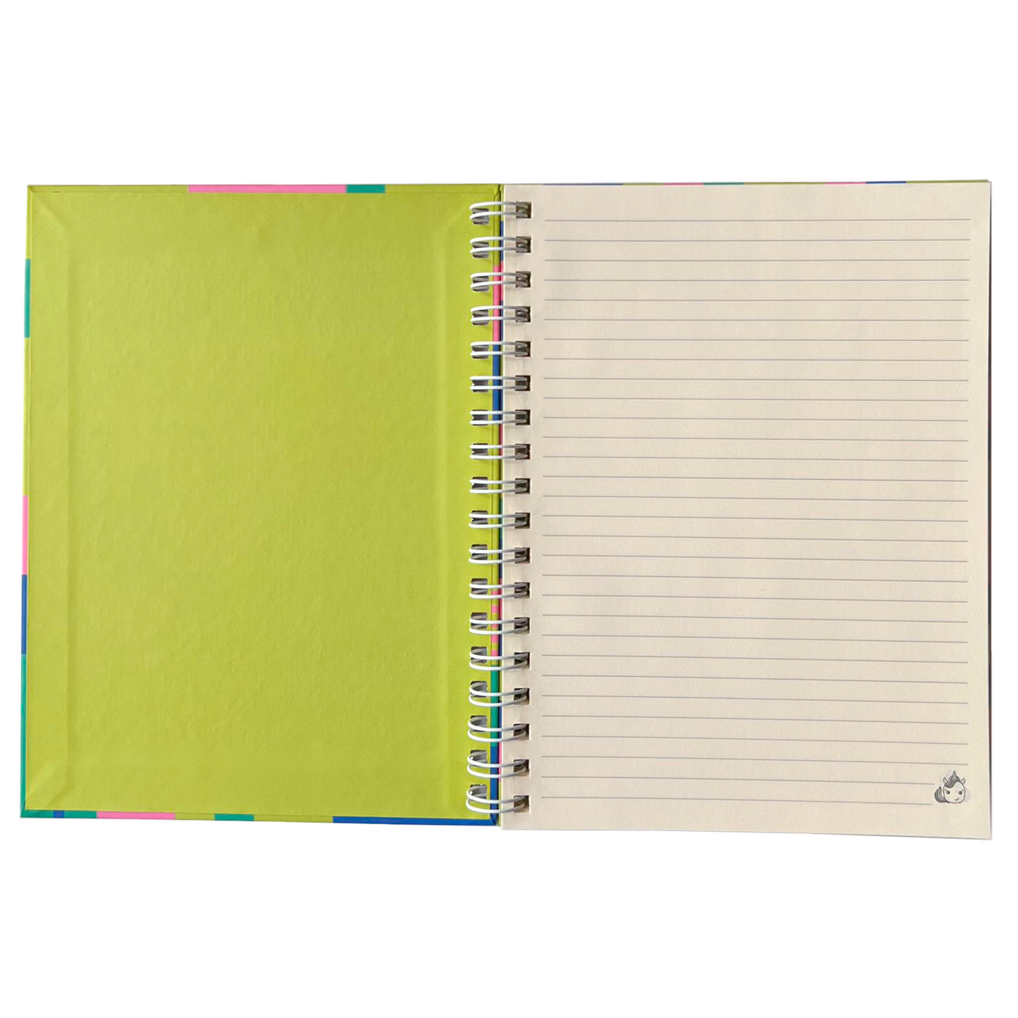 Caderno Wire-o Colegial - Papelaria Unicórnio - Pólen Pautado Florir Jardim 96Fls