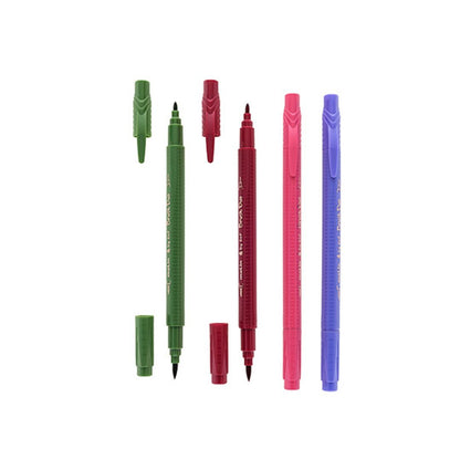 Canetas Brush Pen Duo - Molin - Lilac Fields By Sof Estojo c/ 12 cores