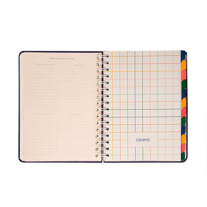 Planner Permanente Wire-o - Cícero - 14,8x21cm Brisa Romance