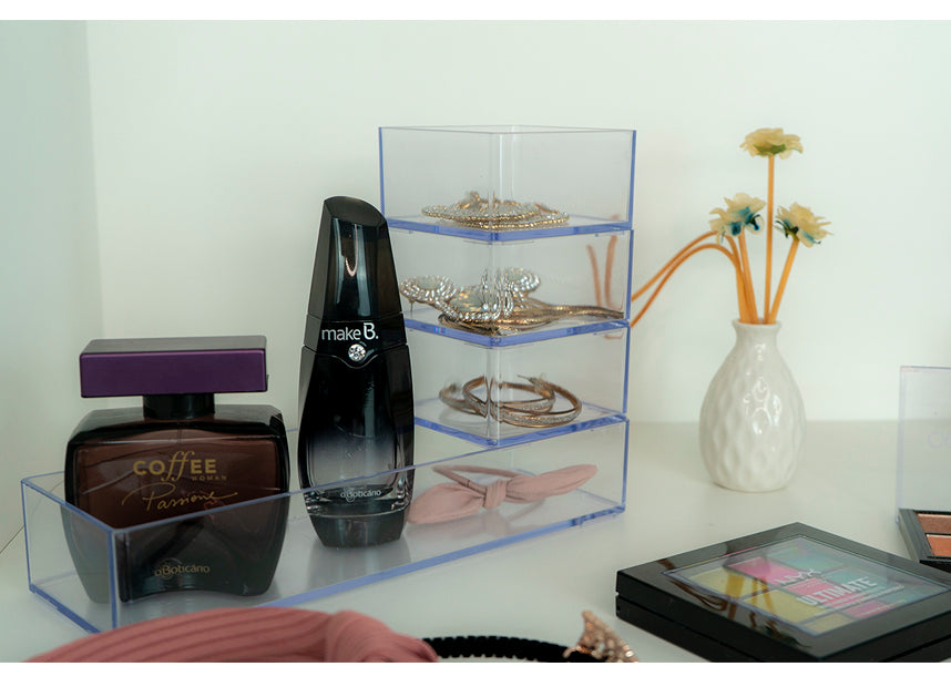 Bandeja Organizadora Modular - Waleu - Media Cristal