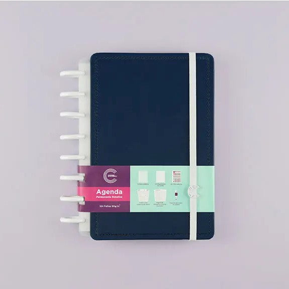 Agenda Inteligente Permanente A5 - Caderno Inteligente - Dark Blue
