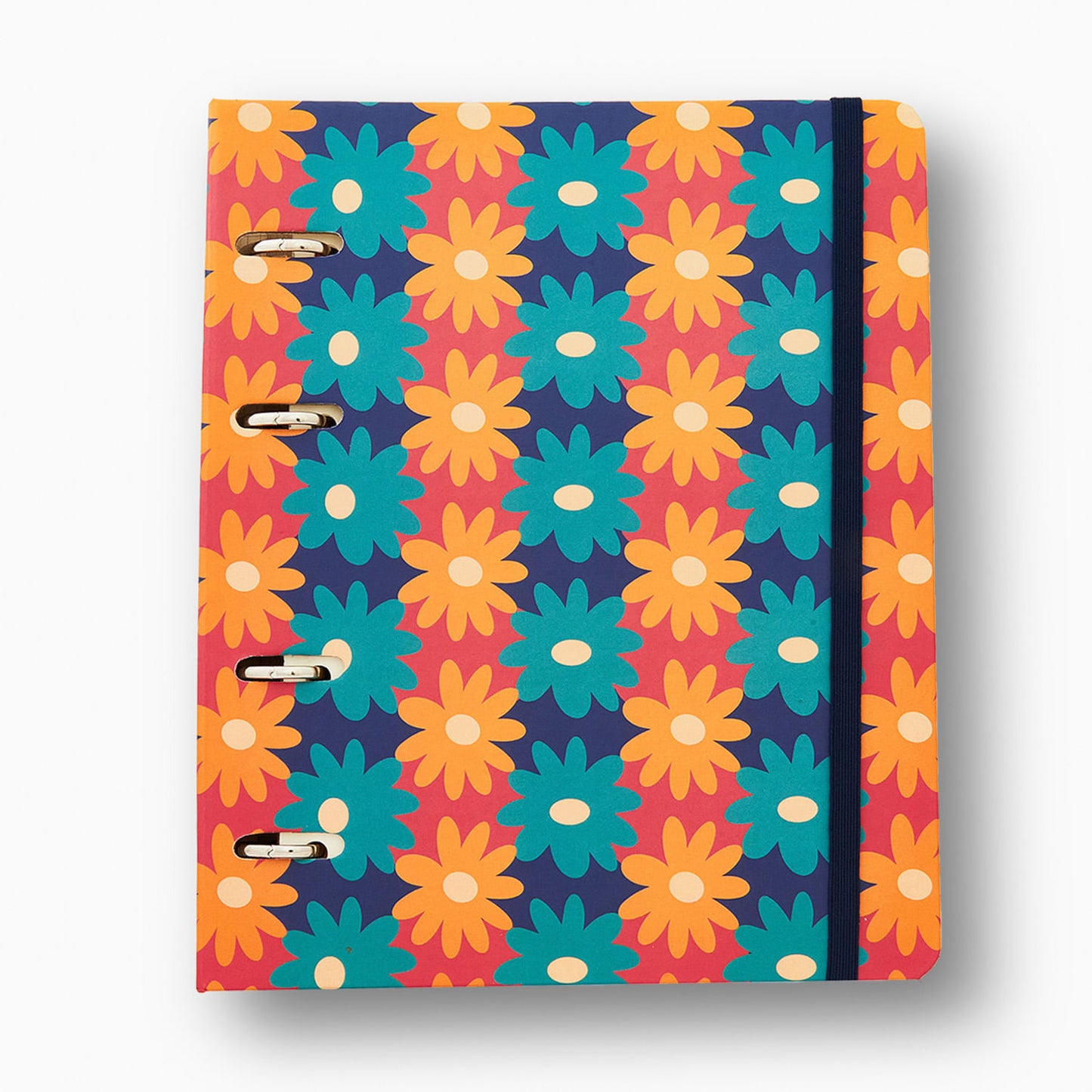 Caderno Criativo Argolado Office Duo - Cícero - Brisa Pautado & Pontado A5 Floral