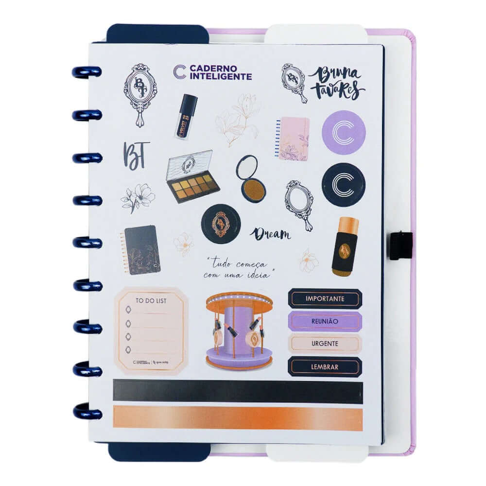 Caderno Médio - Caderno Inteligente - BT House 80 Folhas 90g/m²