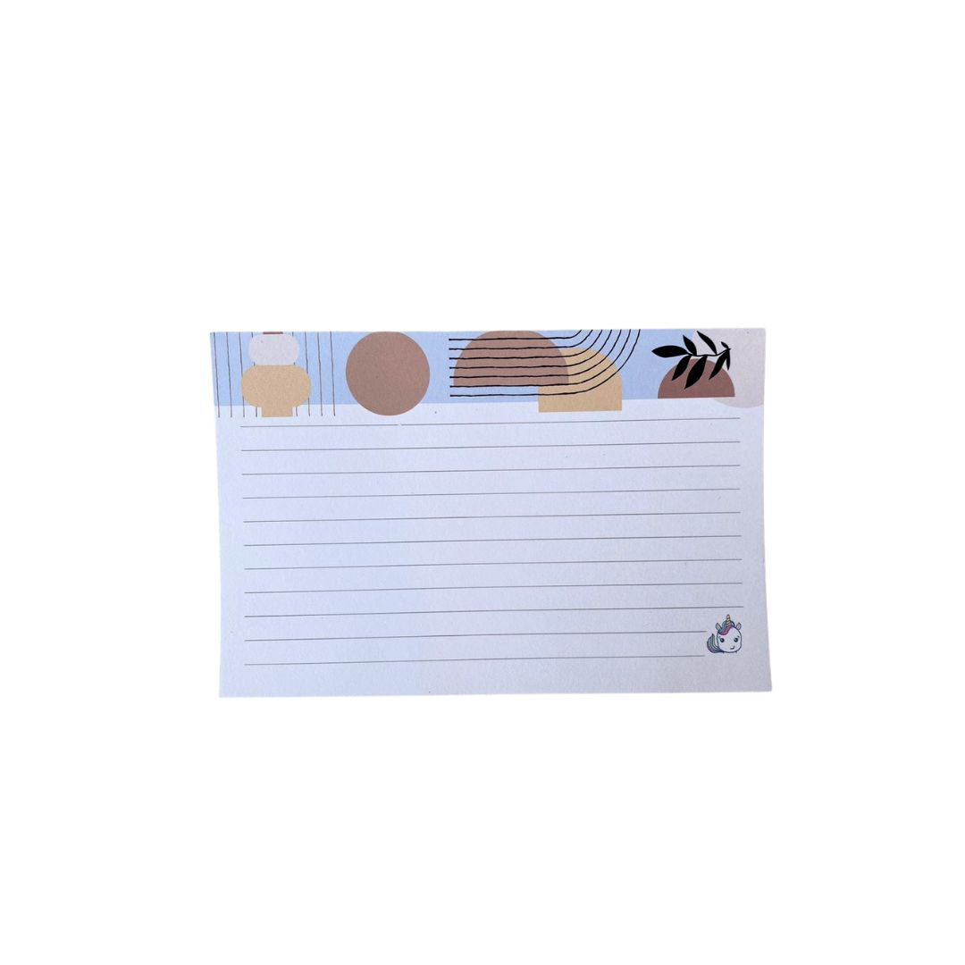 Bloco de Anotações - Papelaria Unicórnio - Aesthetic A6