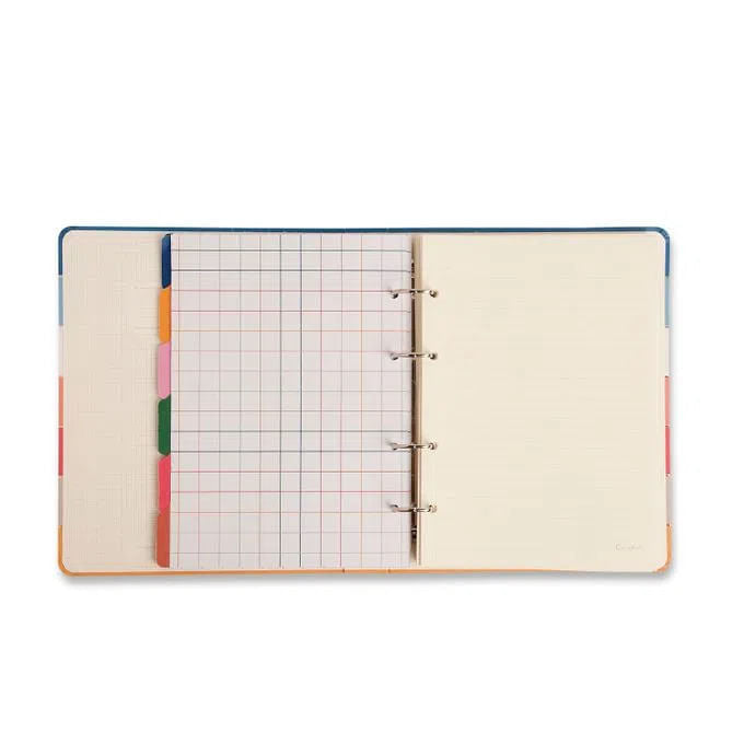 Caderno Criativo Argolado - Cícero - Orla Pautado 17x24 Paraty Listras