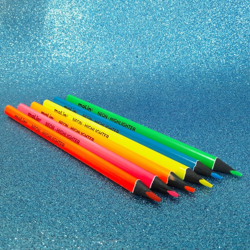 Lápis de Cor - Molin - Jumbo Neon