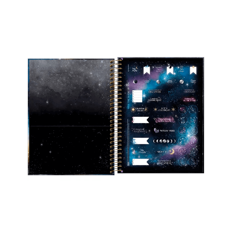 Planner Espiral 2024 - Tilibra - Magic 17,7x24cm 80 Folhas 63g/m²