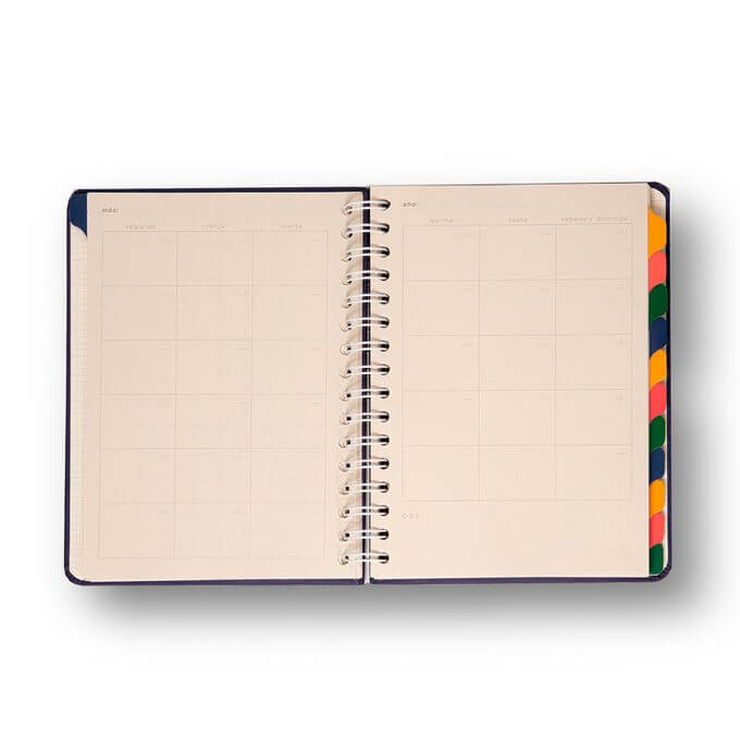 Planner Permanente Wire-o - Cícero - 14,8x21cm Brisa Romance