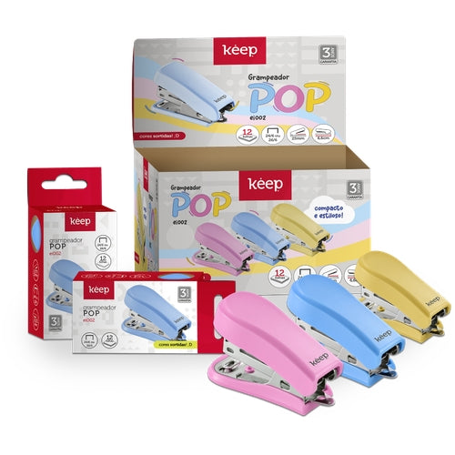 Grampeador Mini - Keep - Pop Cores