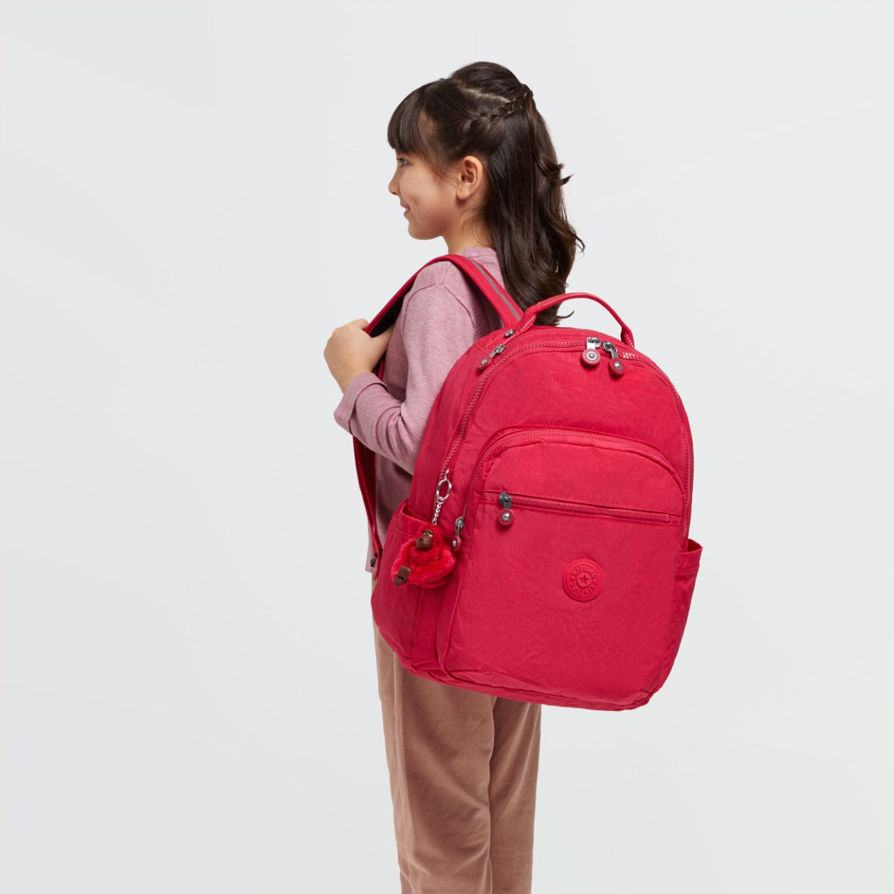 Mochila - Kipling - Seoul Rosa True Pink