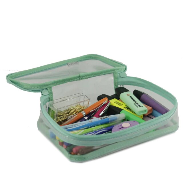 Estojo Box - Sabra - Baú - Cristal Verde Bebê