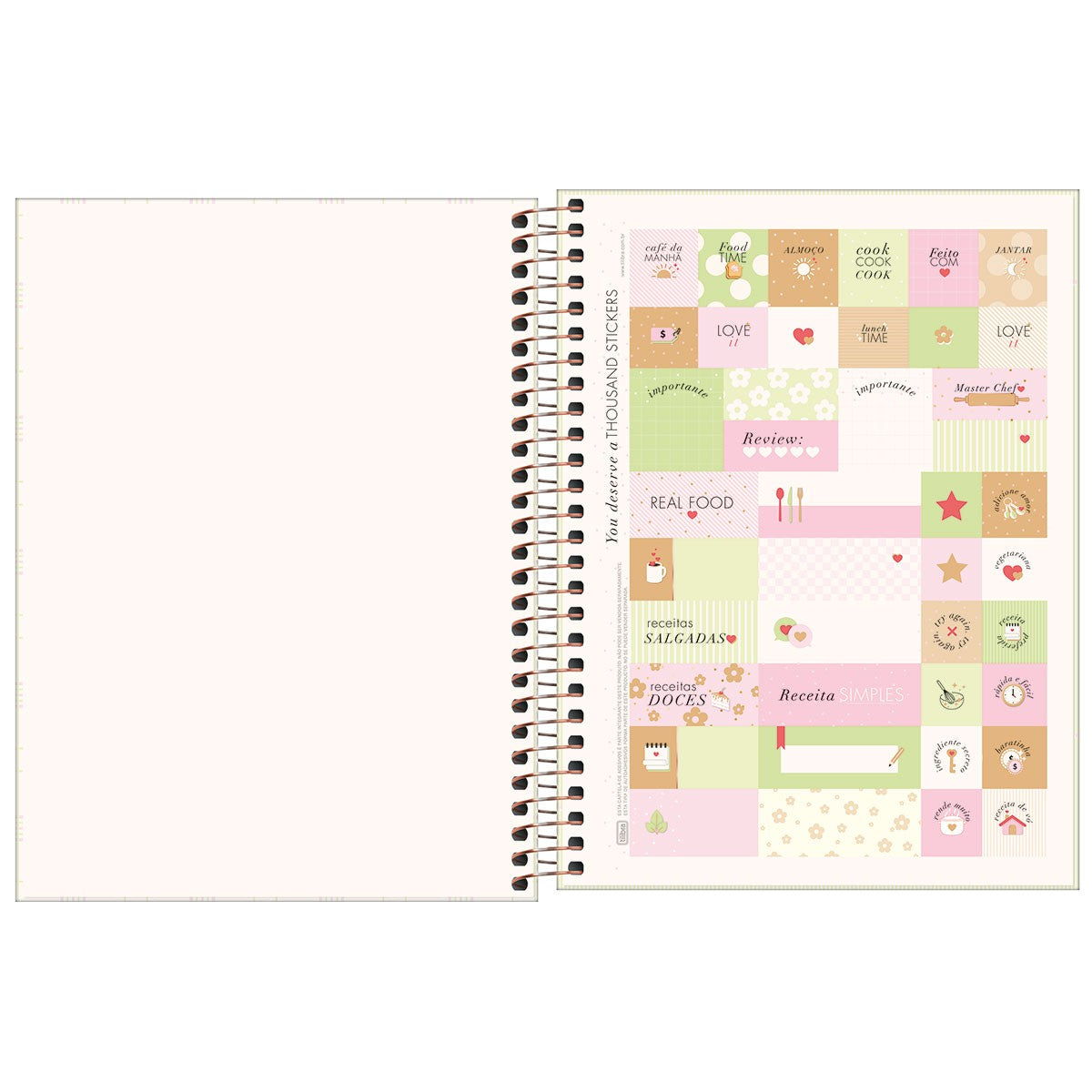 Caderno de Receitas - Tilibra - Soho
