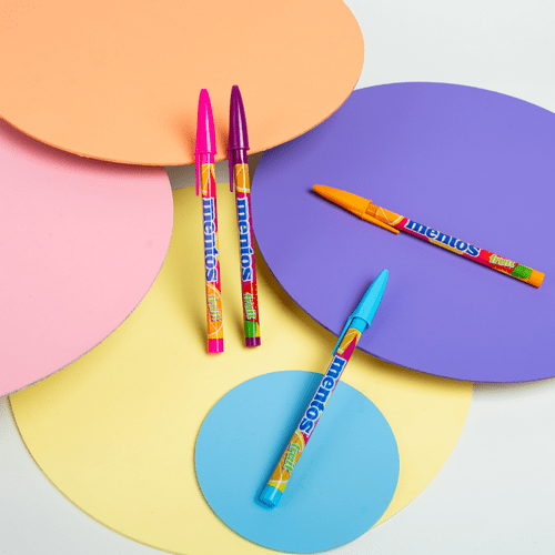 Caneta Esferográfica- Compactor- JET LUX- Mentos c/ 4 cores