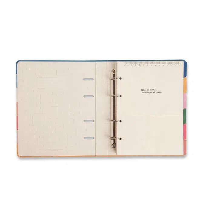 Caderno Criativo Argolado - Cícero - Orla Pautado 17x24 Paraty Listras