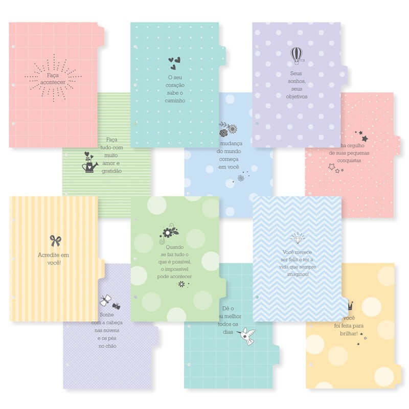 Planner Permanente - Fina Ideia - Borboletas - 153 folhas