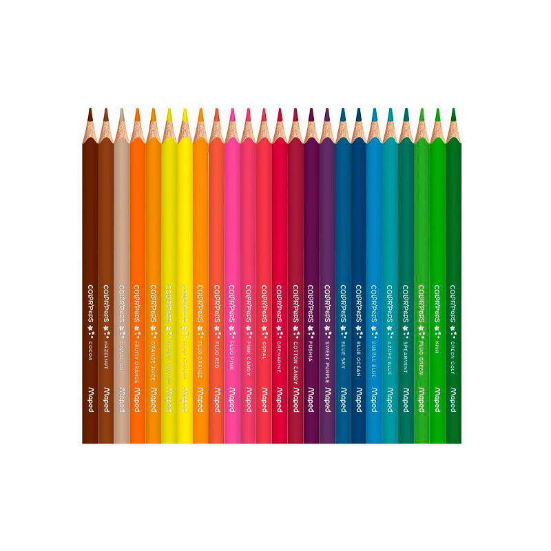 Lápis de Cor - Maped - Color'peps Star 72 Cores - verso