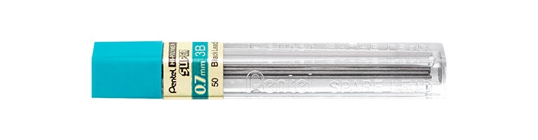 Grafites 0.7 MM 3B - Pentel - 2 Tubos com 12 unidades