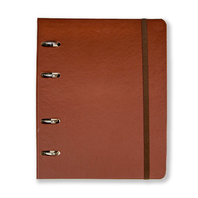 Caderno Criativo Office Argolado Pautado e Pontado - Cícero - A5 Café
