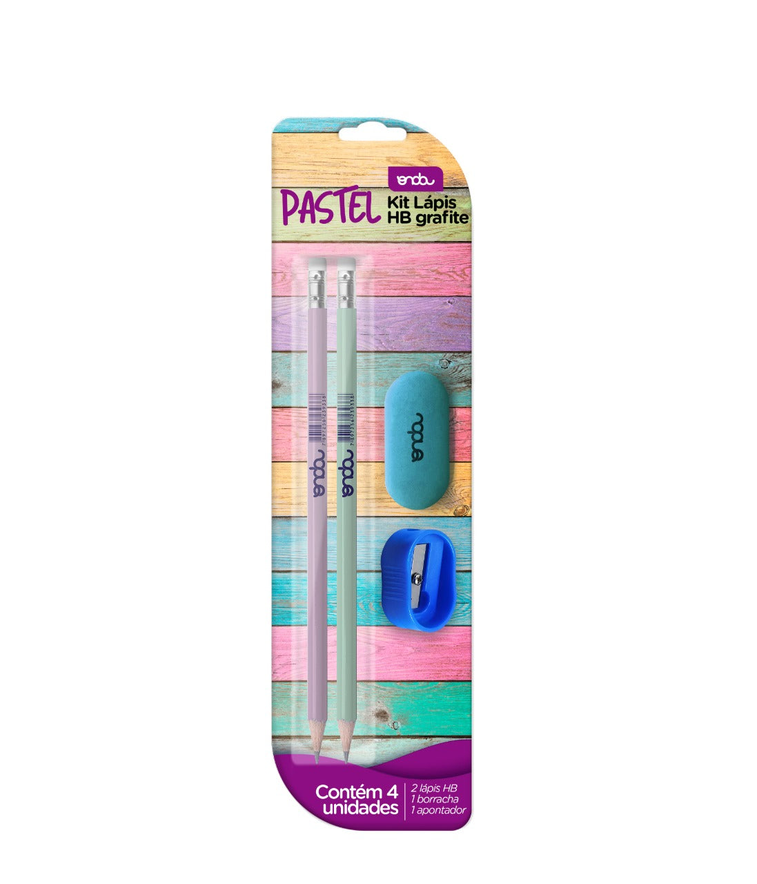 Kit Escolar - Onda - Pastel Cores Sortidas