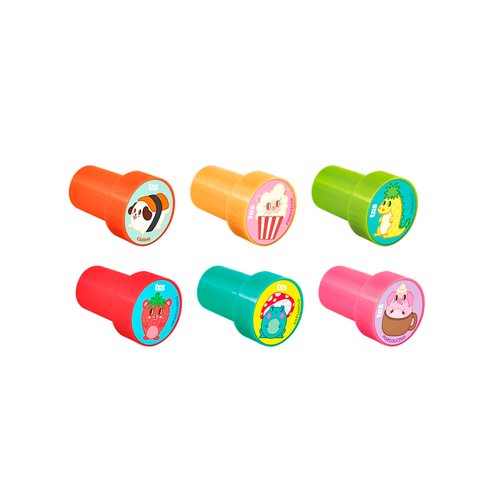 Carimbos - Tris - Animalucos Edição Comidinhas