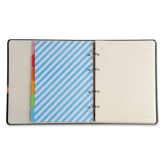 Caderno Criativo Argolado 17x24 Pautado - Cícero - Kraft