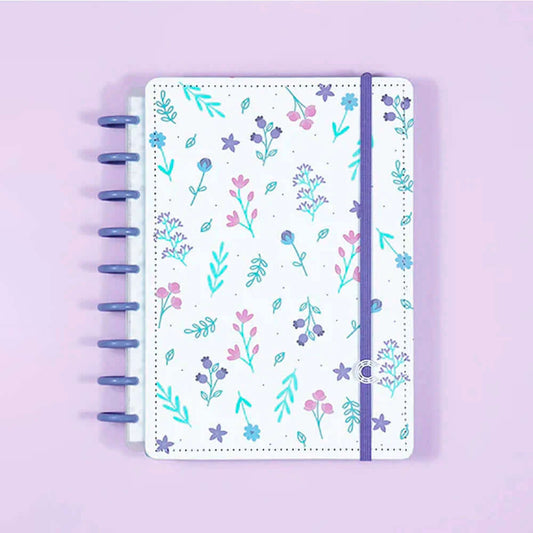 Planner Permanente - Caderno Inteligente - Lilac Fields By Sof 104 Folhas 120g/m²