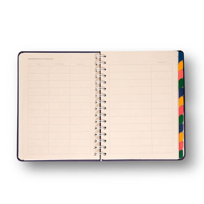 Planner Permanente Wire-o - Cícero - 14,8x21cm Brisa Romance