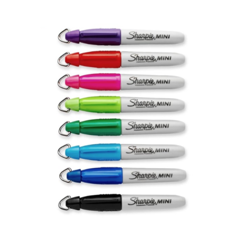 Marcador Permanente - Sharpie - Ponta Fina Mini Sortido