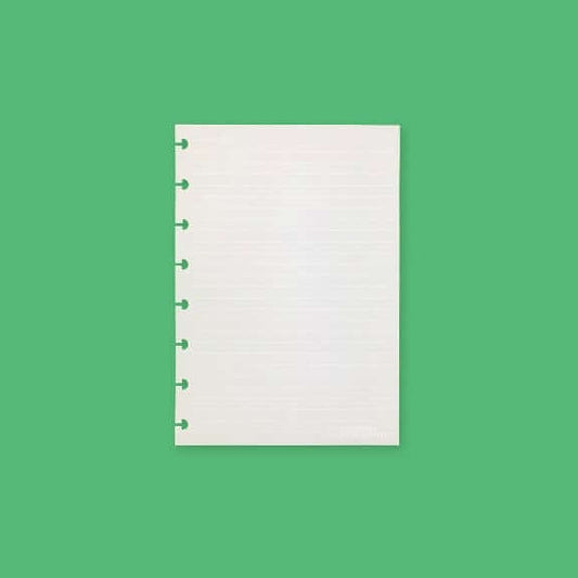 Refil A5 - Caderno Inteligente - Linhas Brancas Pautado 90g/m² 50 Folhas