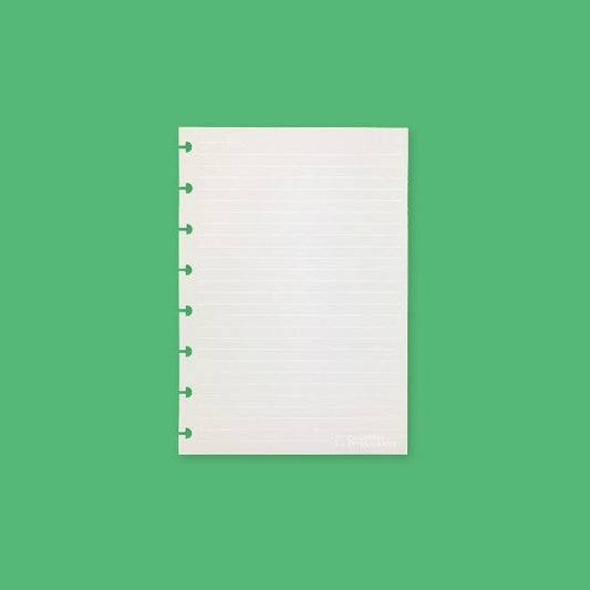 Refil A5 - Caderno Inteligente - Linhas Brancas Pautado 90g/m² 50 Folhas