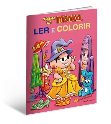 Livro para Colorir - Culturama - Ler e Colorir Mônica