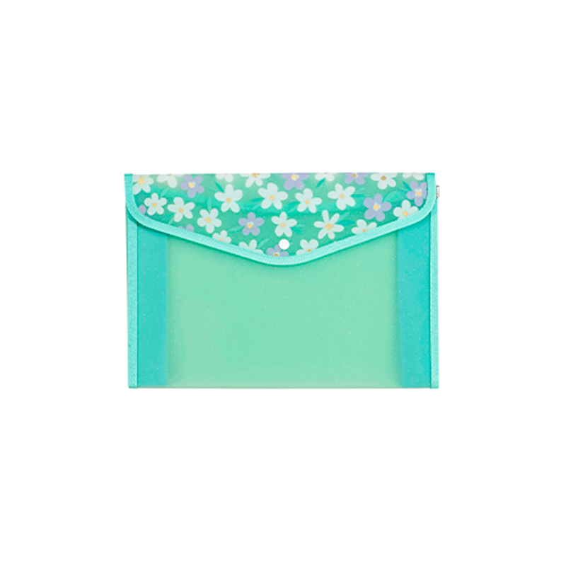 Pasta c/ Botão 33x23,5cm - Molin - Love Flowers