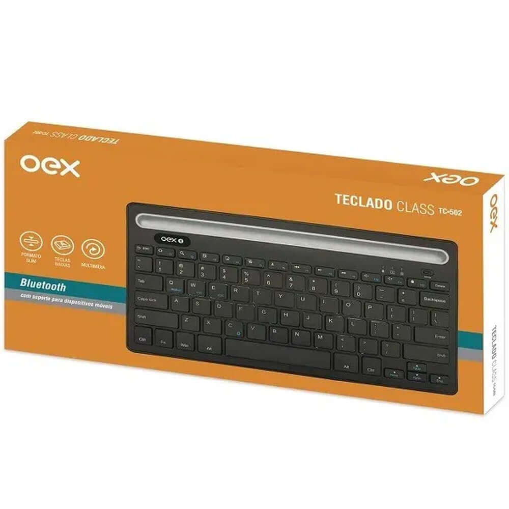 Teclado Bluetooth - Oex - Class Preto