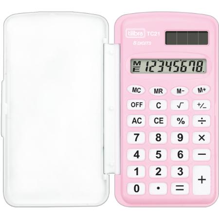 Calculadora de Bolso - Tilibra - Rosa TC21