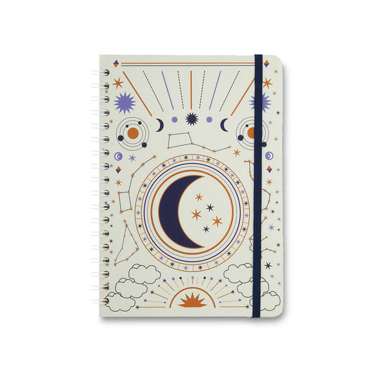 Caderno Wire-o 17x24 - Cícero - Astral Pautado Carta Lunar