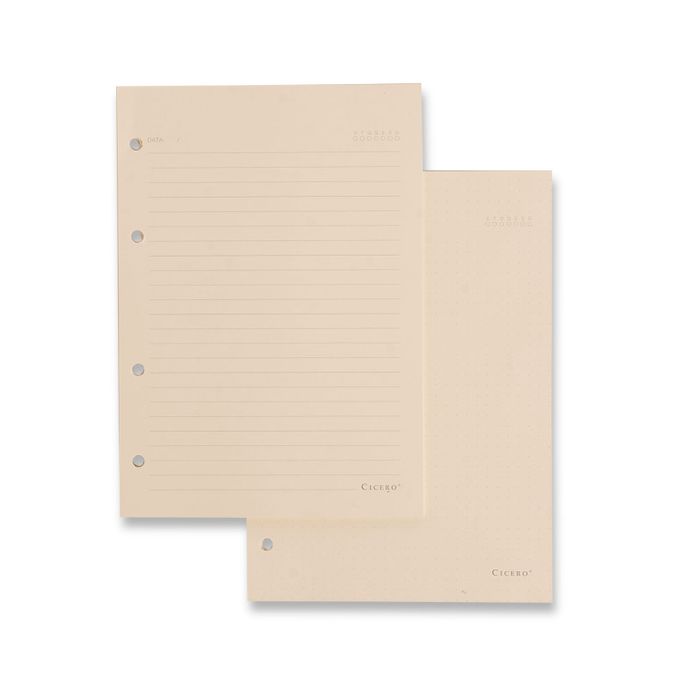 Caderno Criativo Office Argolado Pautado e Pontado - Cícero - A5 Onças Cereja