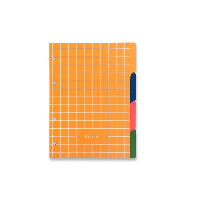 Caderno Criativo Argolado Office Duo - Cícero - Orla Pautado & Pontado A5 Paraty Maré Alta