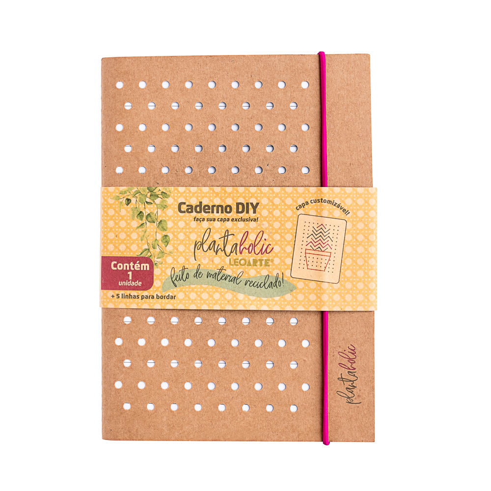 Caderno A5 - Leo Arte - Plantaholic Diy Pautado 40Fls