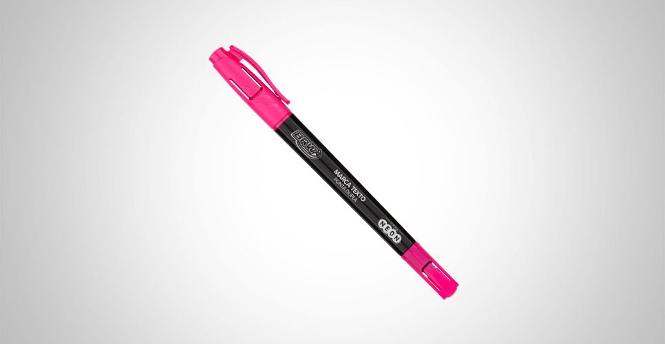 Marca texto BRW Ponta Dupla Neon