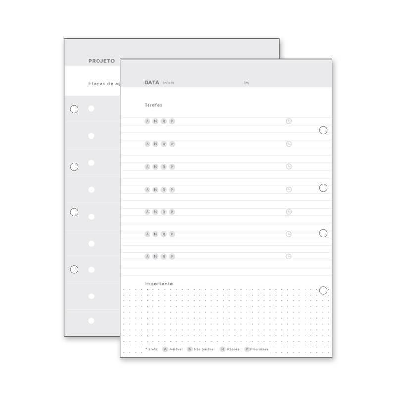 Refil Caderno Argolado - Cícero - Projetos A5