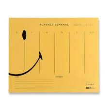Planner Semanal Smiley - Funcional - Cícero
