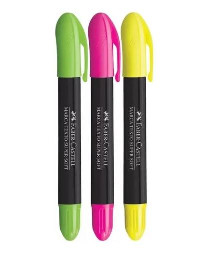 Marca Texto - Faber-Castell - SuperSoft Gel