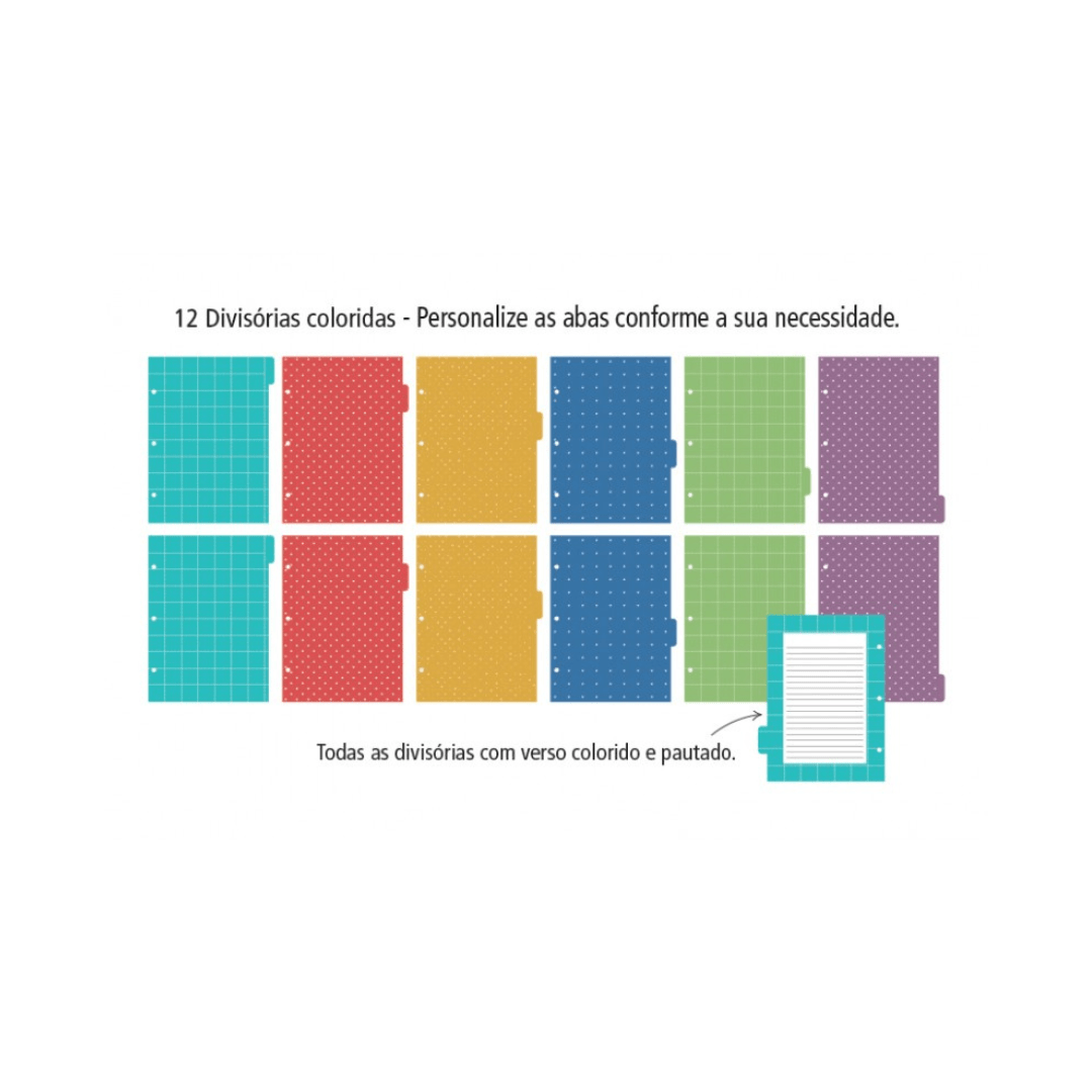 Caderno Argolado- Fina Ideia - Alegria