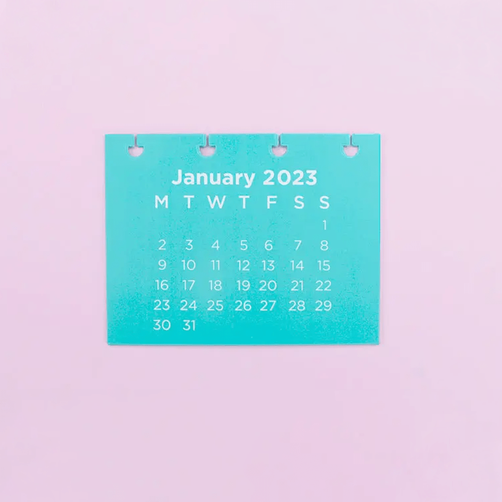 Calendário CI - Caderno Inteligente - Rose