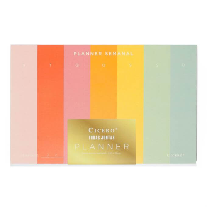 Planner Semanal - Cícero - Arco Íris