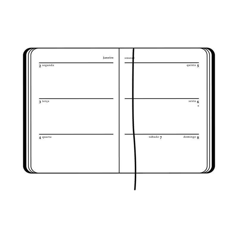 Planner 2024 - Cícero - Pastel Block Sport Semanal 9x13 Listras