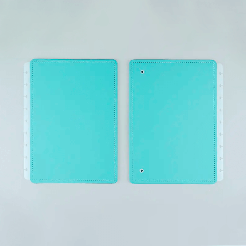 Capa e Contracapa - Caderno Inteligente - Médio All Aquamarine