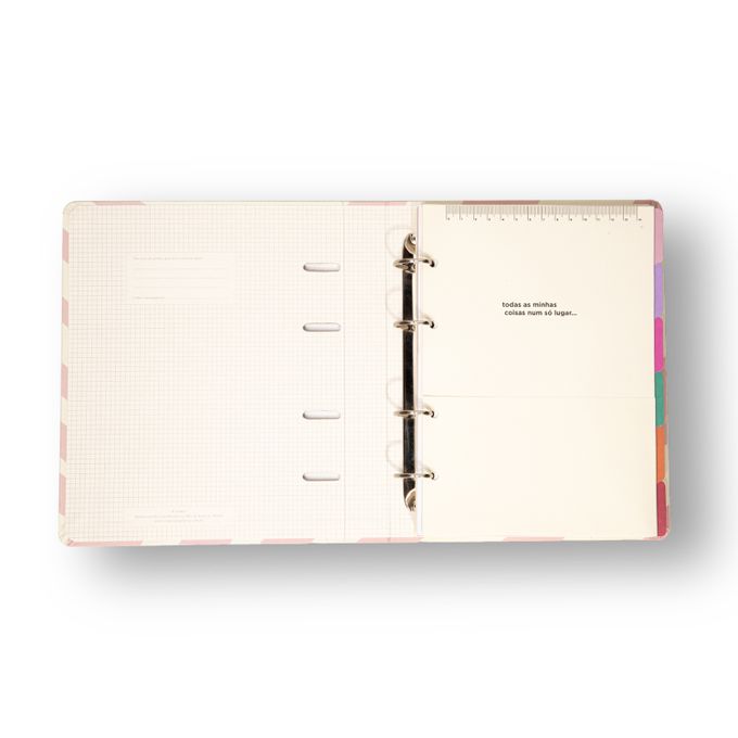 Caderno Criativo Argolado - Cícero - Melissa Pautado 17X24 Caminho Das Abelhas