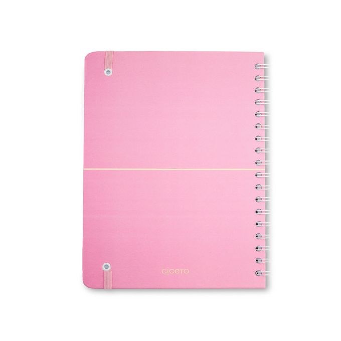 Caderno Wire-o 17x24 - Cícero - Pautado Pastel Block