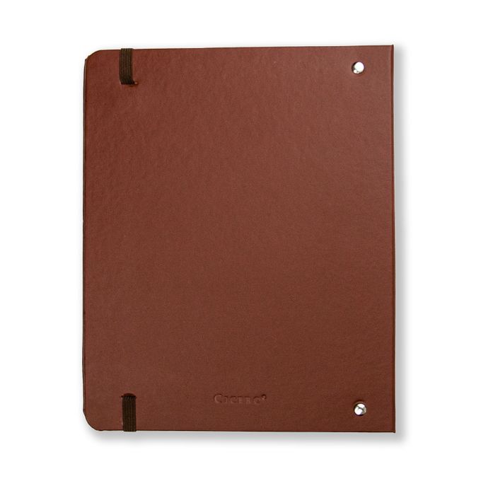 Caderno Criativo Office Argolado Pautado e Pontado - Cícero - A5 Café